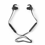 Casti Sport Bluetooth,  In-Ear, cablu flexibil, negru, Nedis
